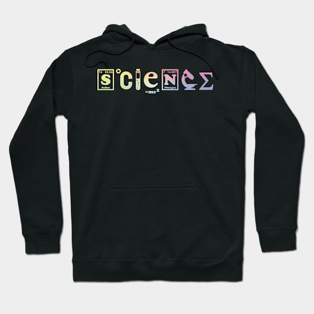 Scientific Symbols Science Hoodie by ScienceCorner